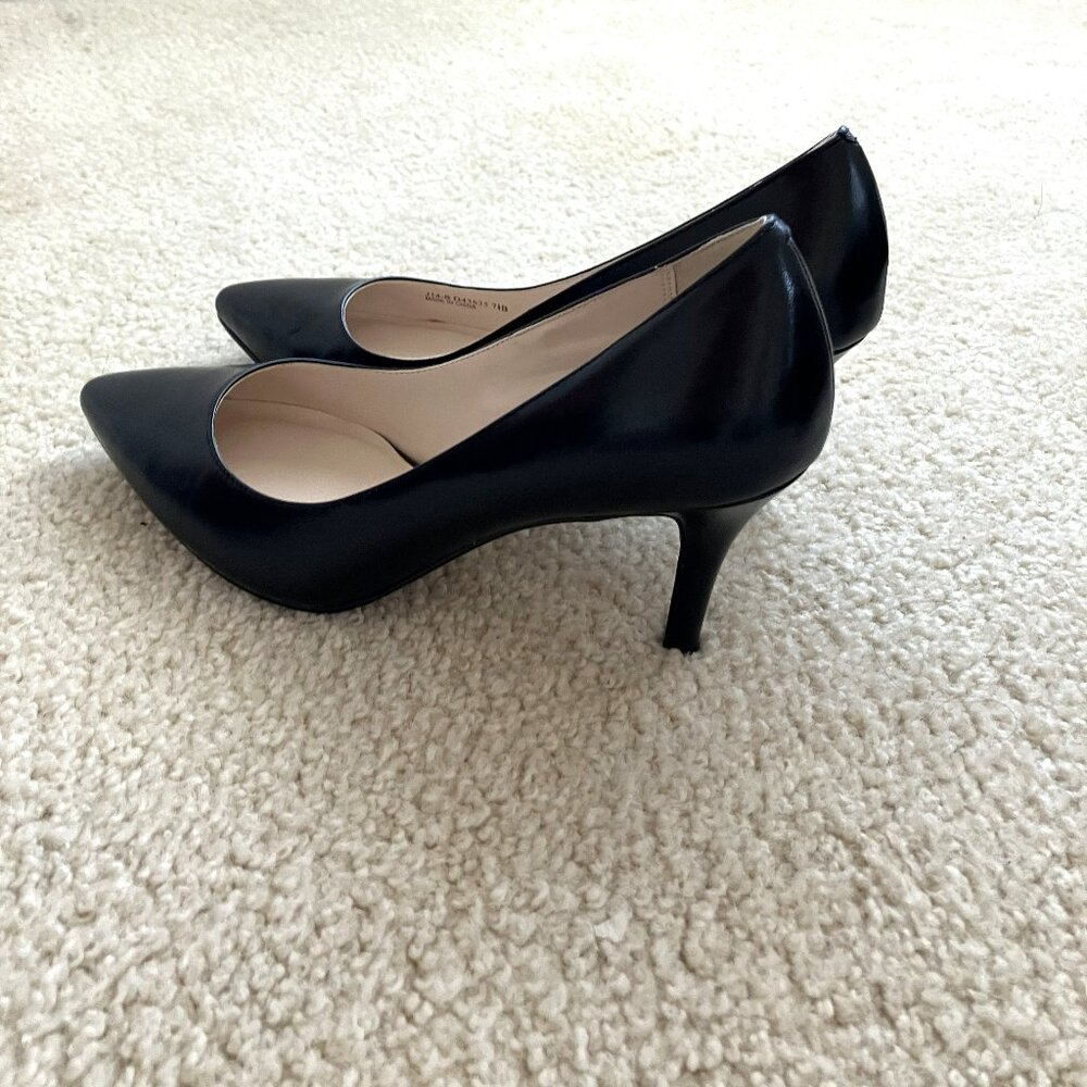 Cole Haan Black Juliana Leather Pointed Toe Pump Sz 7.5B – Almost New!